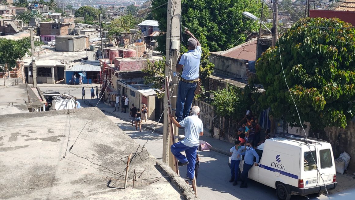 Corte de internet y cámaras de vigilancia