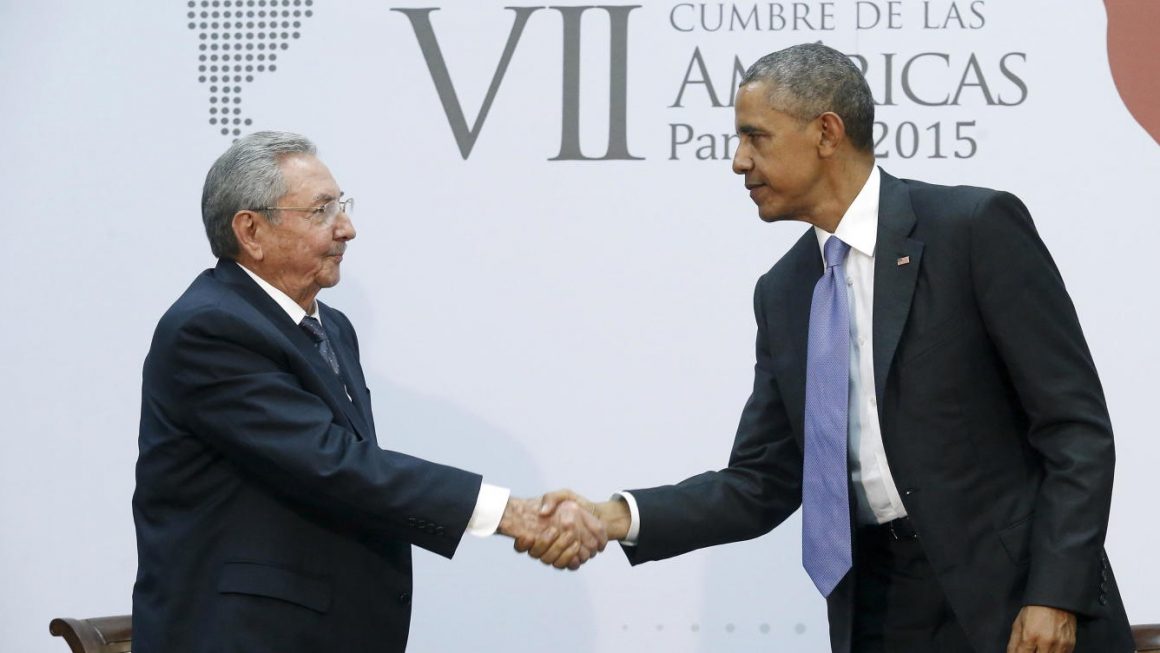 Raúl Castro y Obama