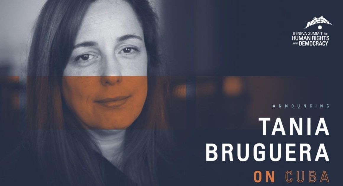 Cumbre de Ginebra: Tania Bruguera denuncia violaciones de derechos digitales en Cuba